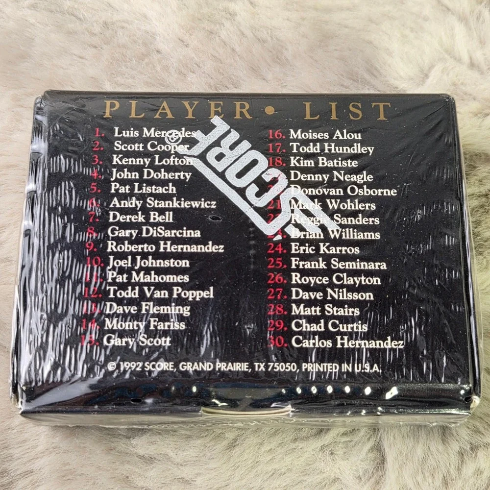 1992 Pinnacle MLB Rookies 30 Glossy Player Card Set Score Factory Sealed